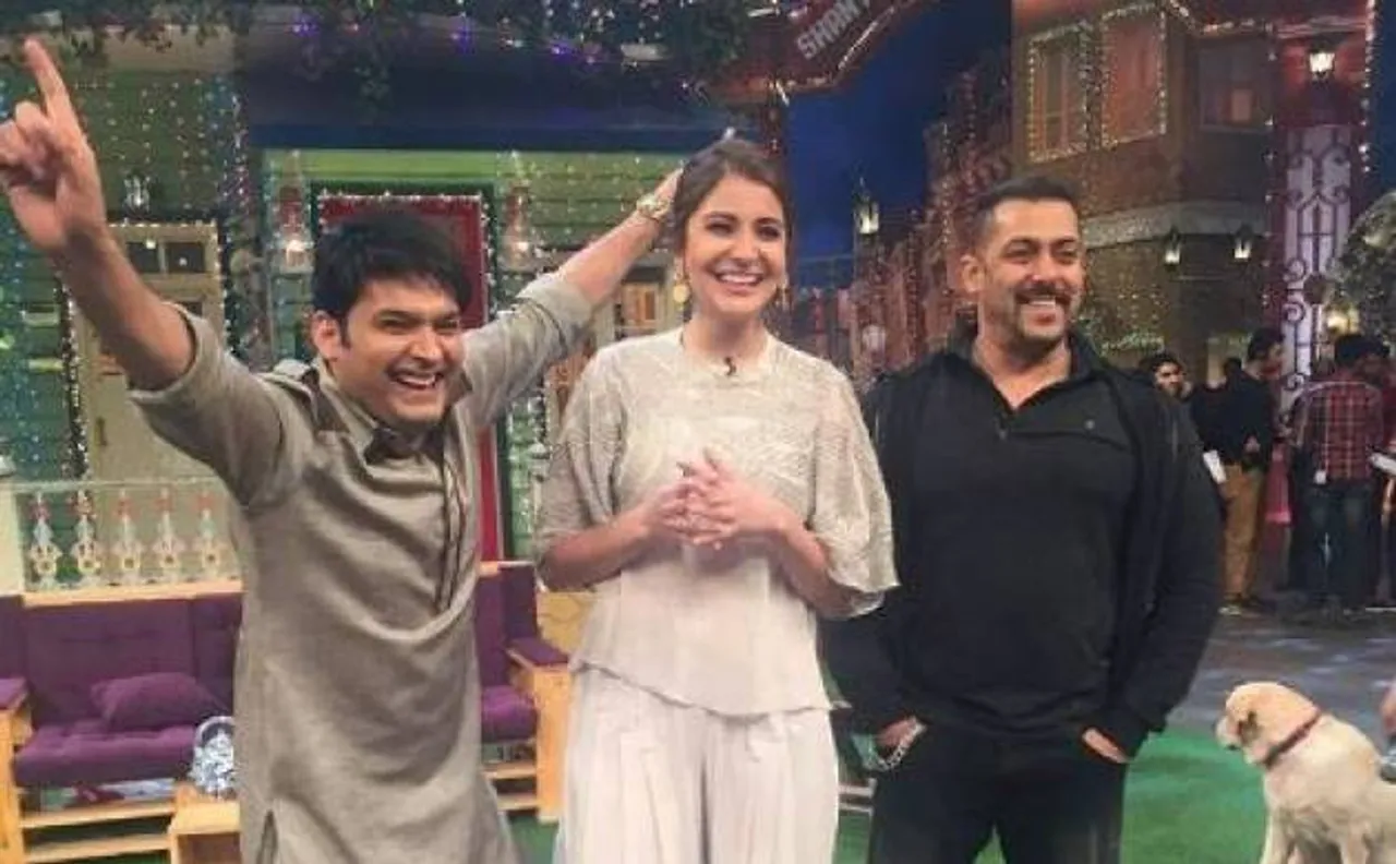 The Kapil Sharmaâ€™s show: Salman Khan and Anushka Sharma dance on 'Pehla Pehla Pyaar Hai'