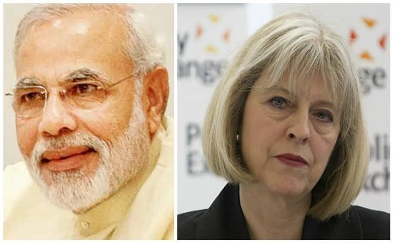 PM Modi congratulates Theresa May on taking over as the new UK PM