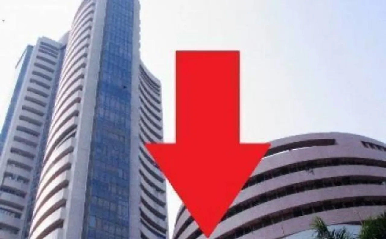 Sensex on a roller-coaster, declines 38 points