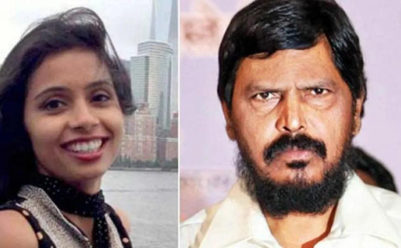 Devyani Khobragade appointed private secretary to Ramdas Athawale 