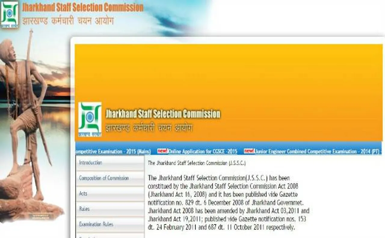Jharkhand JSSC JE Mains Admit Card 2016 download at jssc.in