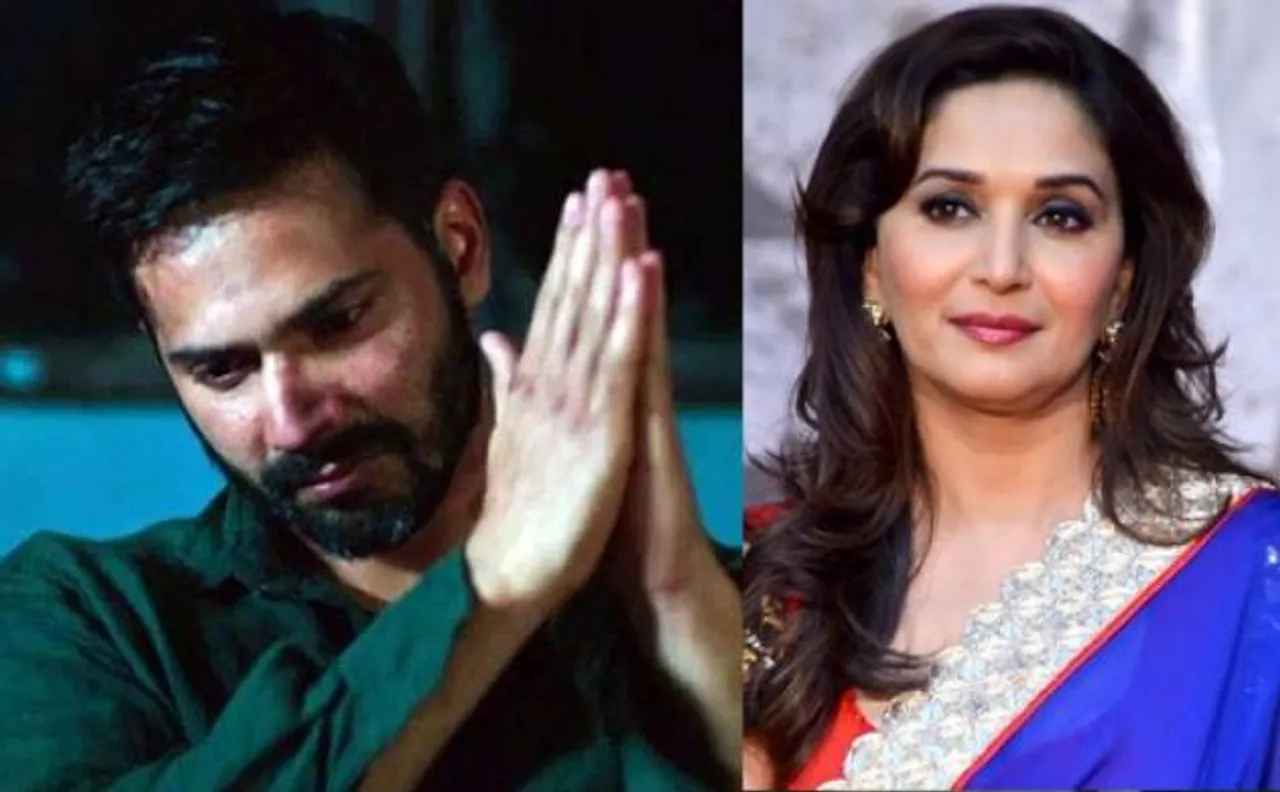 Madhuri Dixit dubs Varun Dhawan as a notorious kid