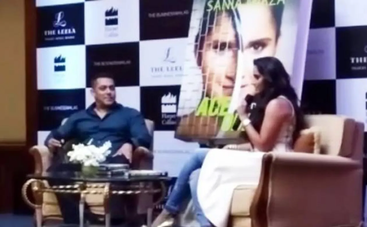 Salman Khan launches Sania's autobiography in Mumbai