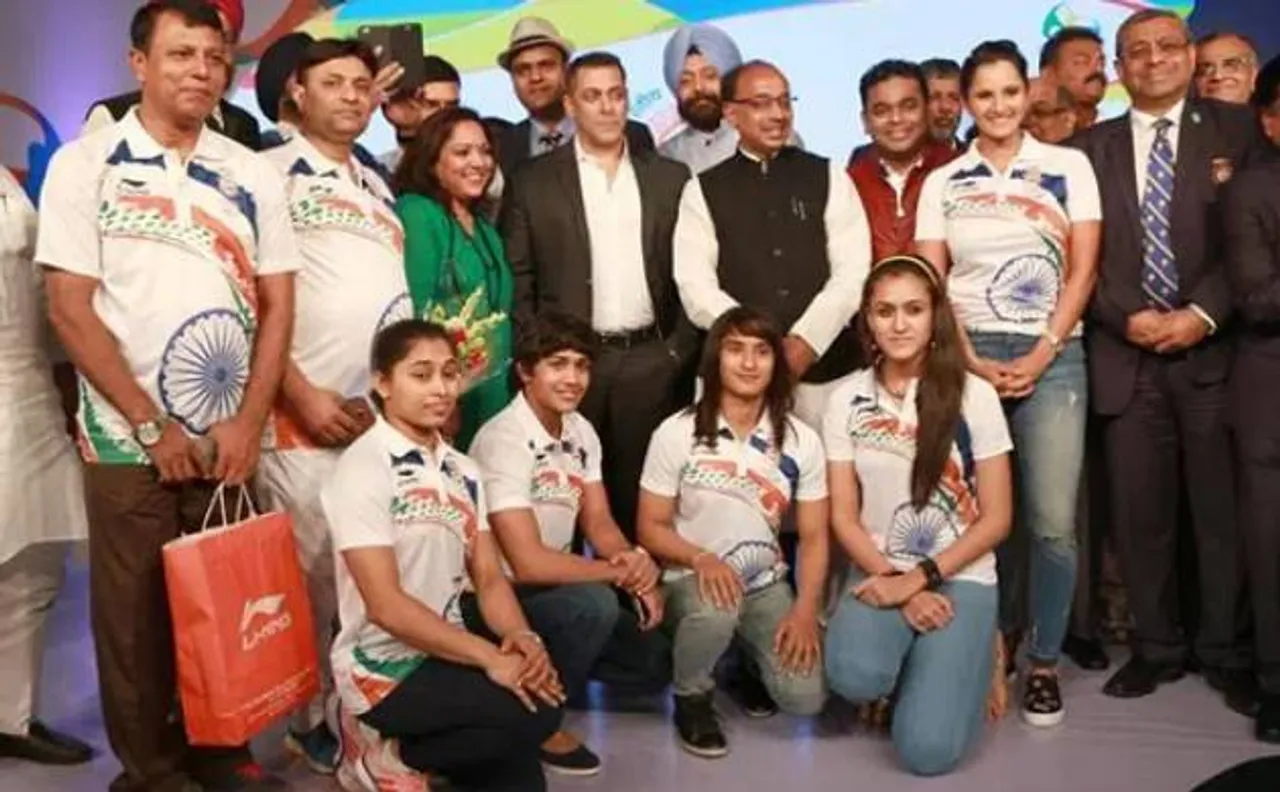 India at Rio: Olympic contingent receives warm send-off with Salman on spotlight