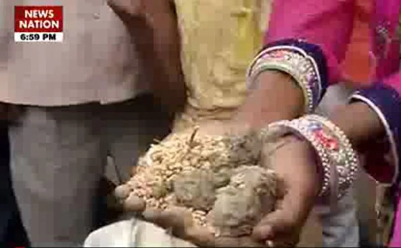 Congress protests over adulterated wheat given to flood victims