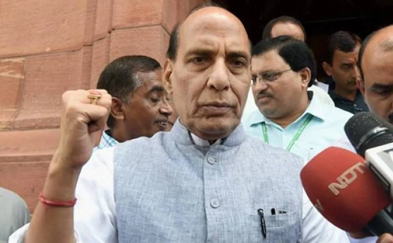Will form panel to review pallet gun use, says Rajnath Singh in Parliament