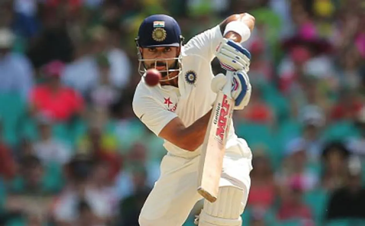 First Test: Kohli hits double ton, Ashwin slams ton to put India in command