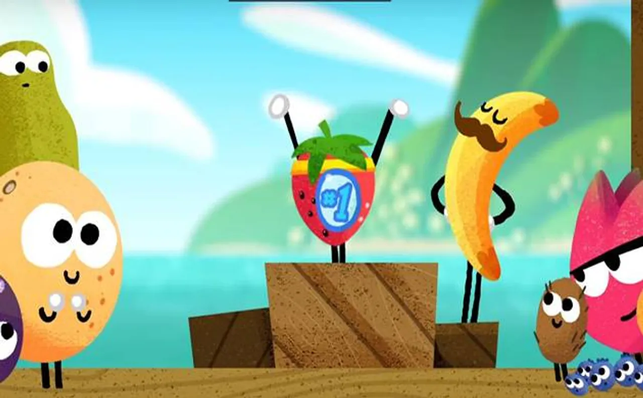 Google doodle offers fruity experience of Rio Olympics 