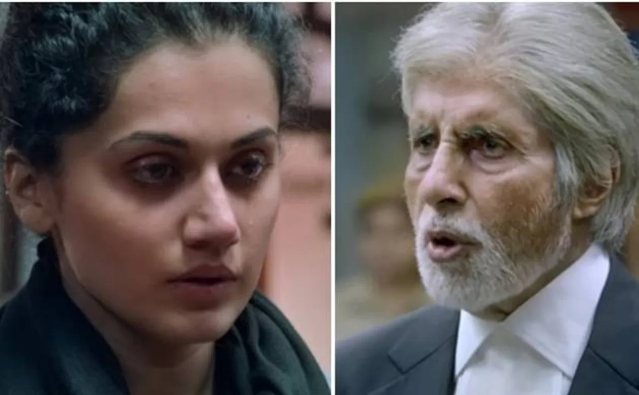Pink trailer out now: Amitabh Bachchan grills Taapsee Pannu