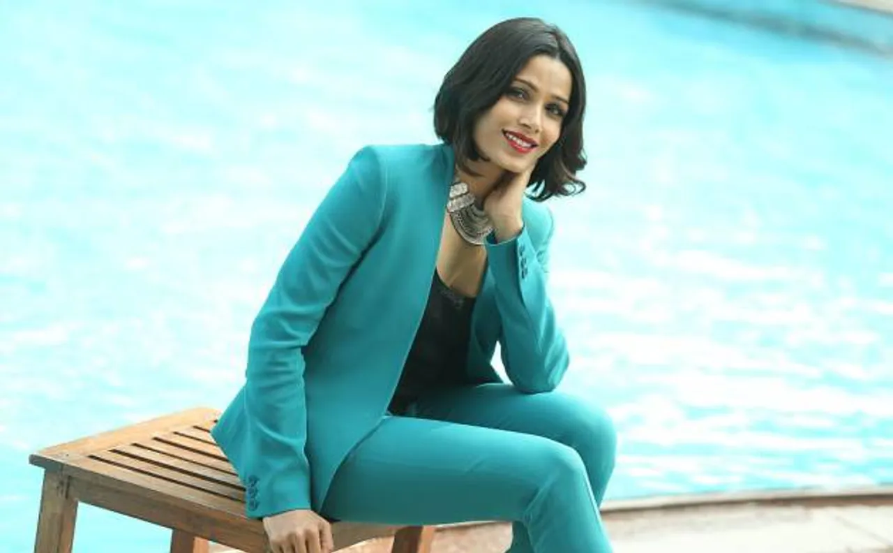 Freida Pinto starts her shooting for her upcoming Tv series 'Guerrilla'