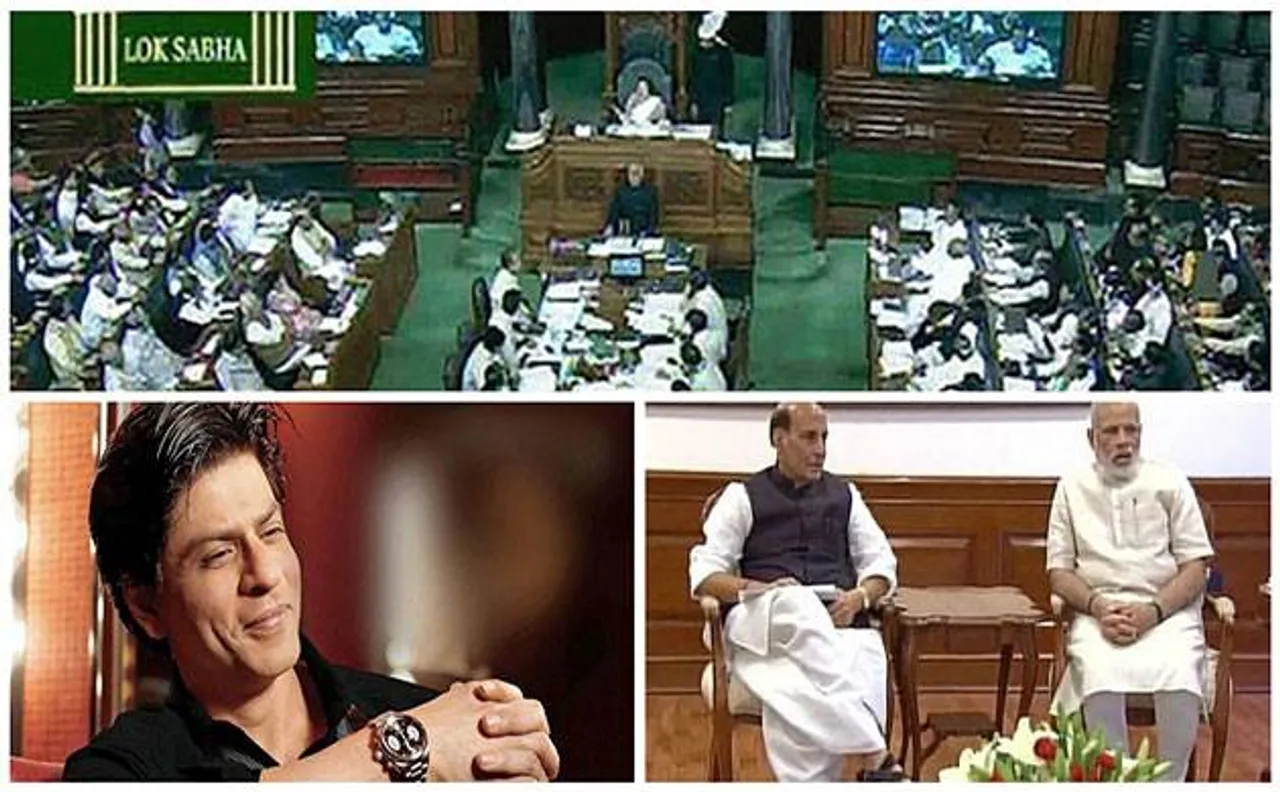 Top 5 news at 2pm on Aug 12: Monsoon session ends, Shah Rukh Khan detained, Kashmir unrest and more