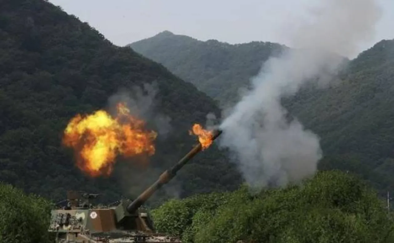 South Korea holds largest artillery drills near North Korea border