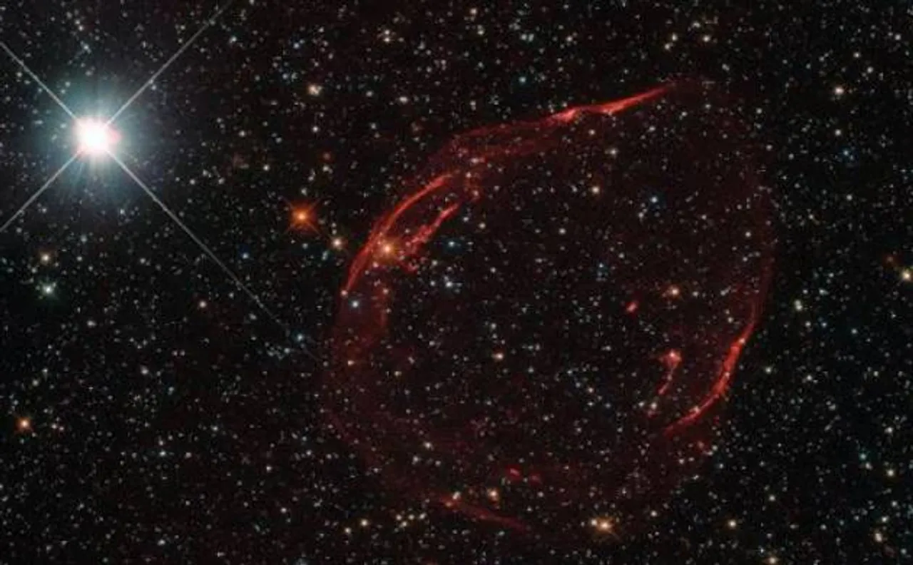 NASA's Hubble Telescope clicks breath-taking picture of scattered 'stellar shrapnel'