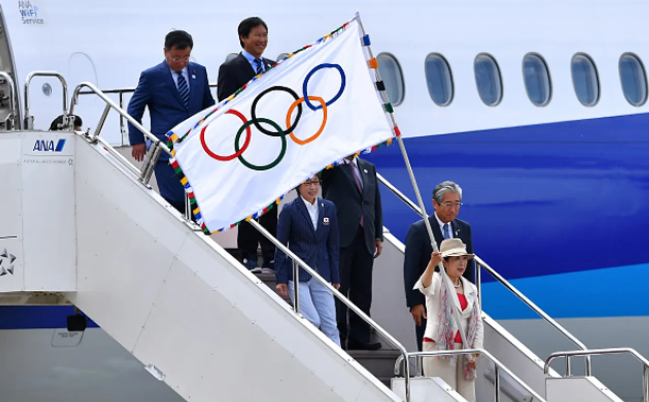 Olympic flag arrives in Tokyo for 2020 Games