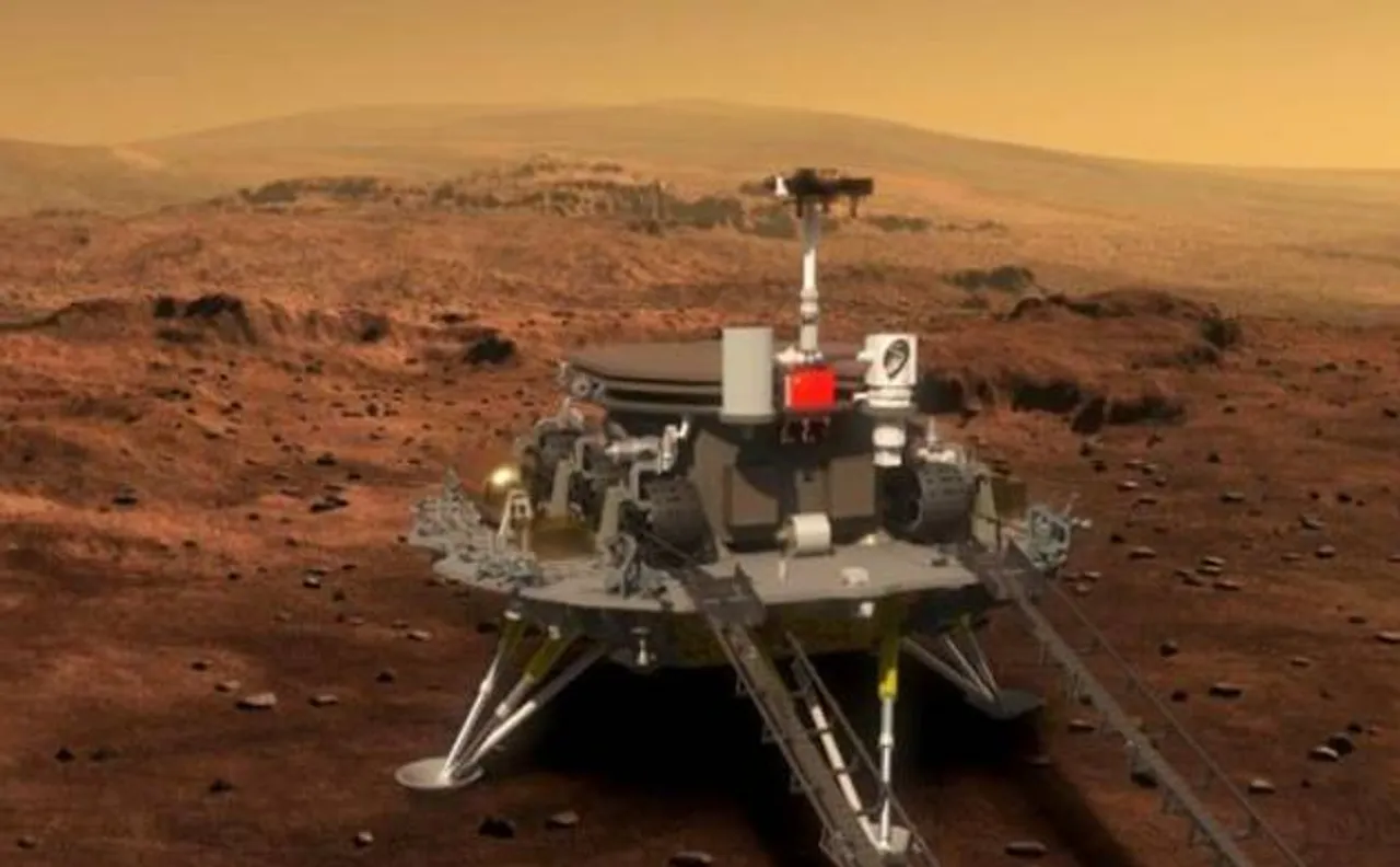 China unveils first images of 2020 Mars mission