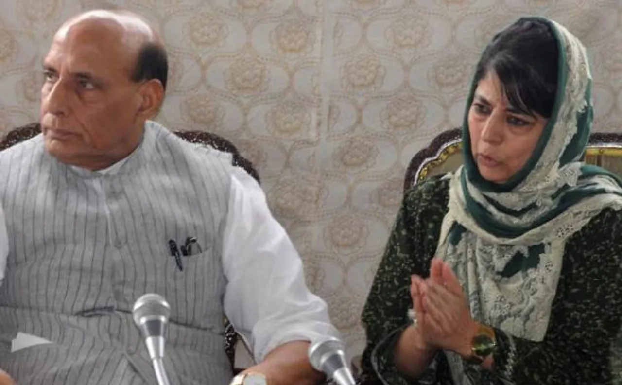 Rajnath-Mufti meet: Jammu and Kashmir CM loses cool at press meet; condemns stone-pelting