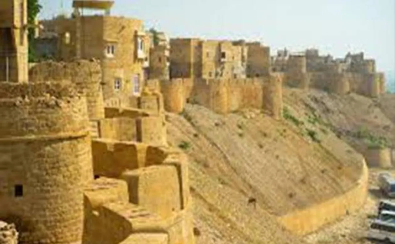 Portion of under-restoration wall of Jaisalmer fort collapses