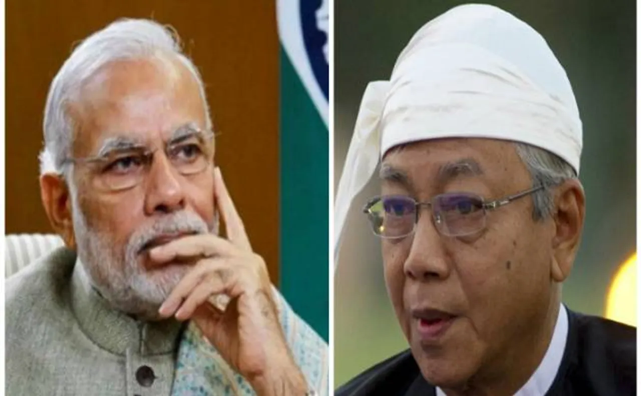 PM Modi holds talks with Myanmar President to improve bilateral ties