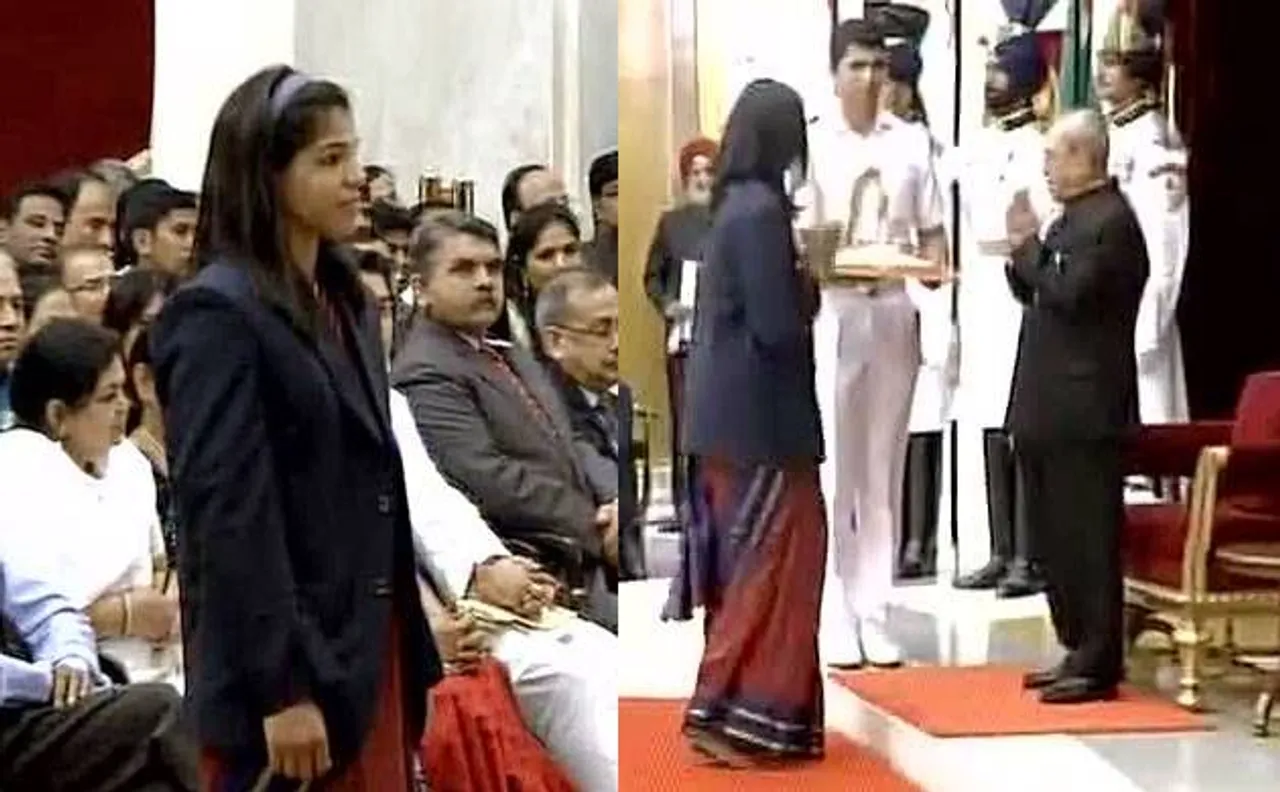 Khel Ratna Awards: President confers medals to Rio heroes