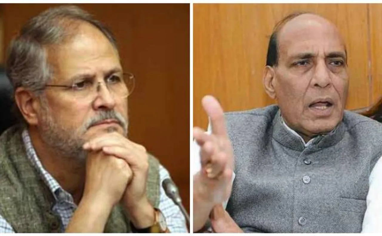 Lt. Governor Najeeb Jung meets Home Minister Rajnath Singh, discusses various issue