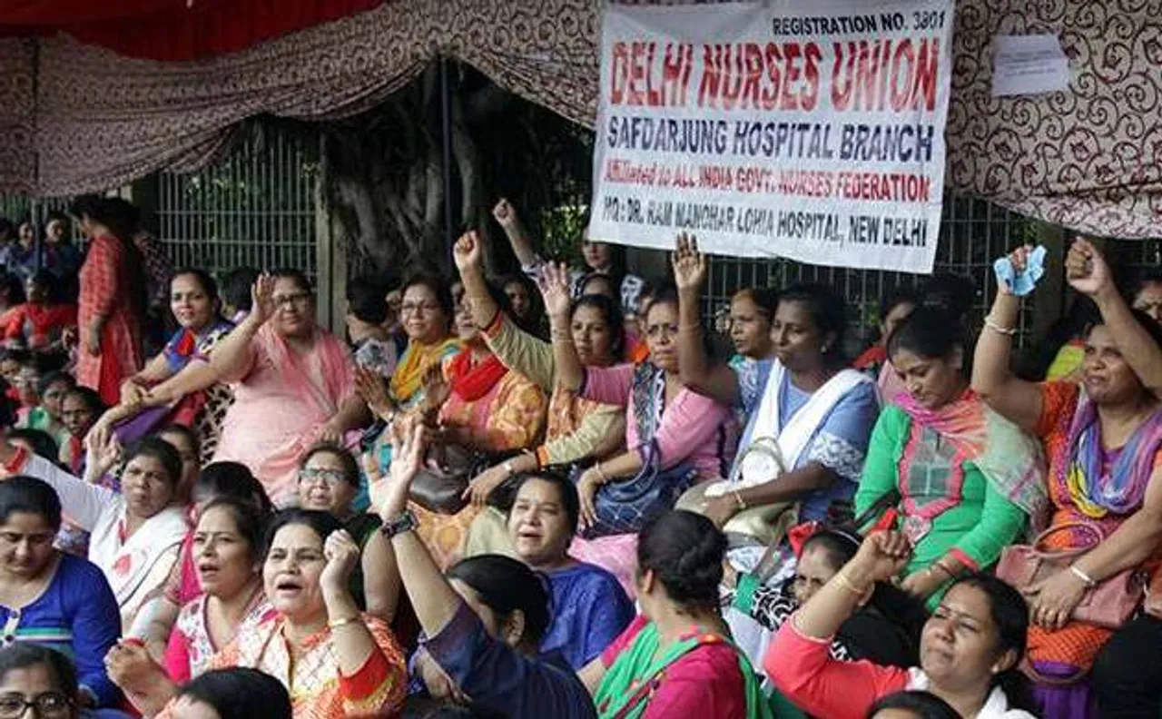 Delhi govt, LG agree to invoke ESMA against striking nurses