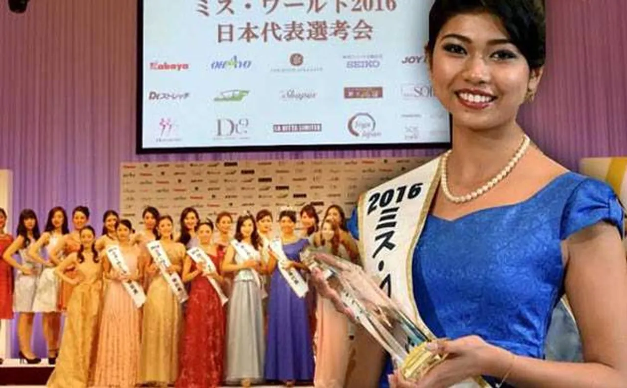Half-Indian beauty queen Priyanka Yoshikawa crowned Miss Japan