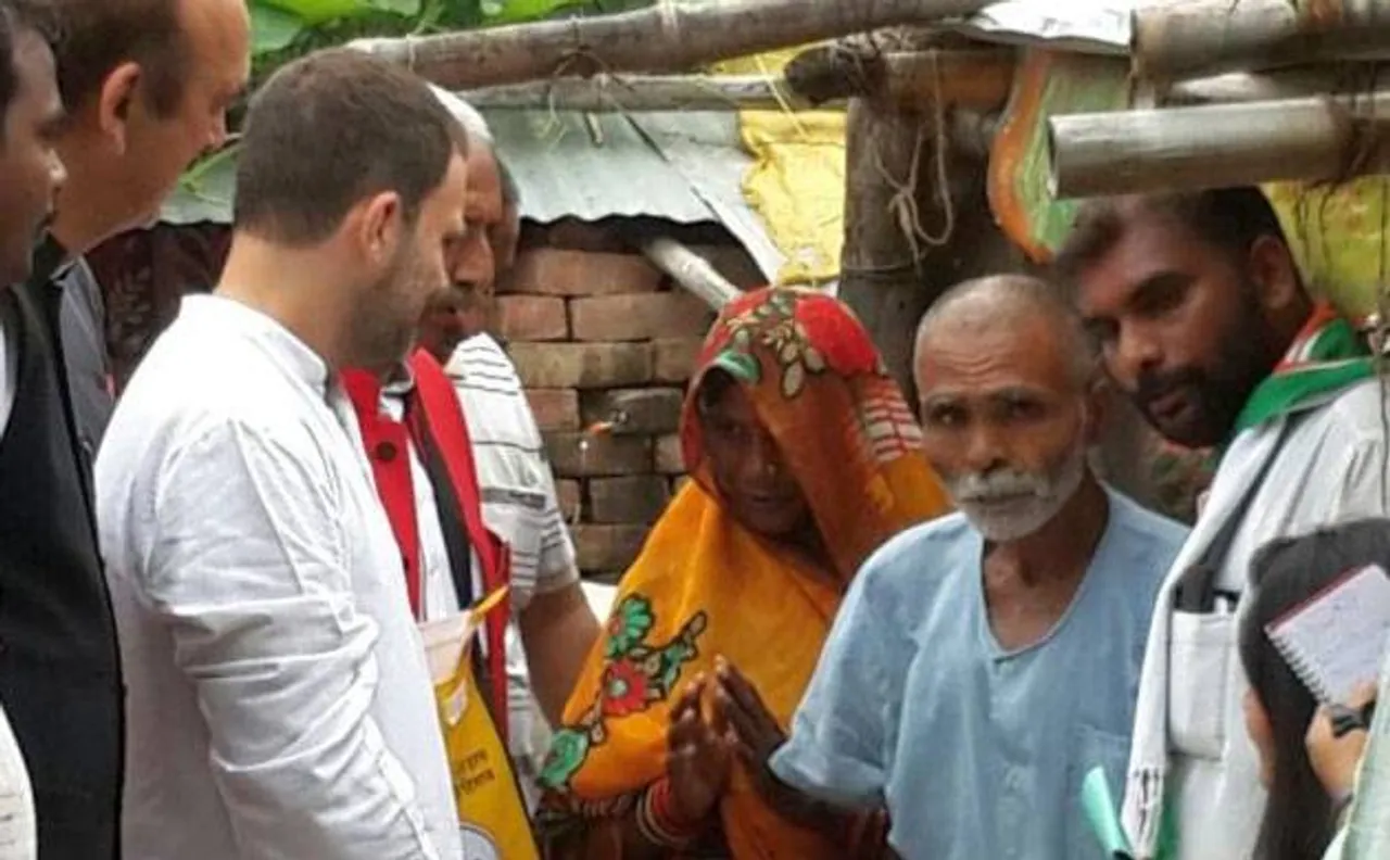 UP Polls: Rahul Gandhi holds 'khaat sabhas' with farmers, begins election campaign with Kisan Yatra from Deoria