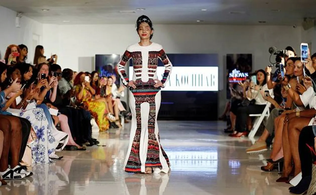 'Beauty is not skin deep', says acid attack survivor Reshma Qureshi as she walks at New York Fashion Week