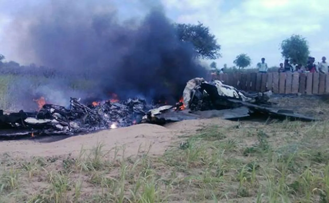 Video: 'Flying-coffin' MiG-21 crashes in Rajasthan; Two pilots eject safely 