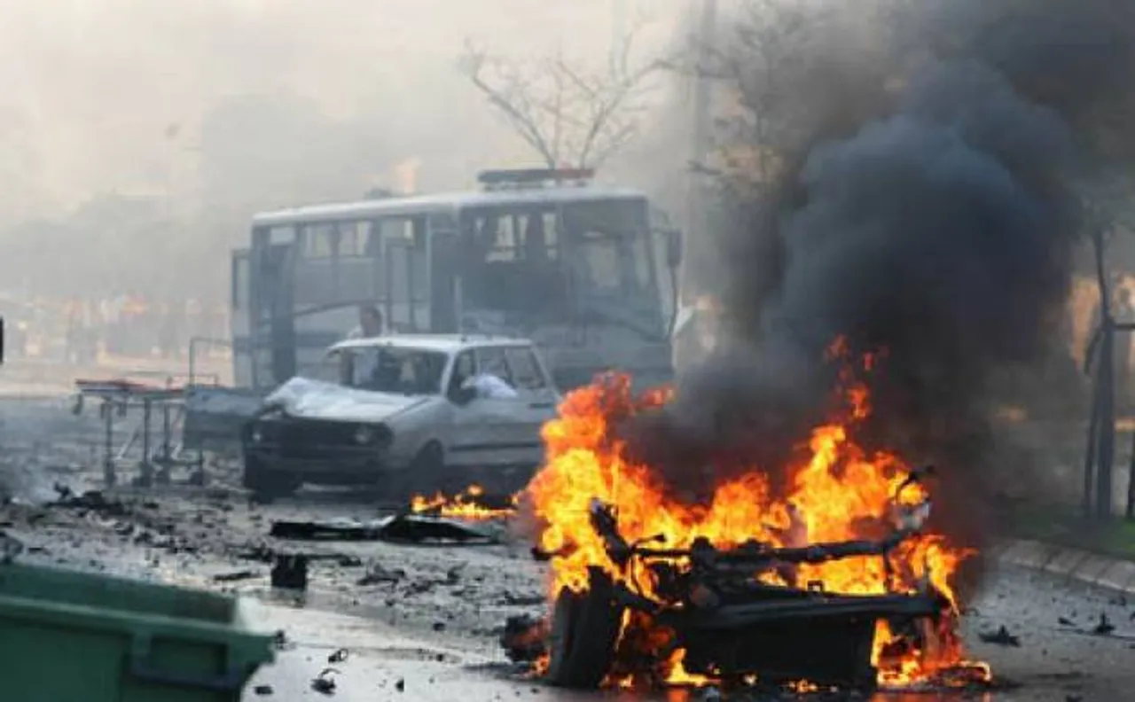 Car bomb attack on Turkey's ruling party wounds 50