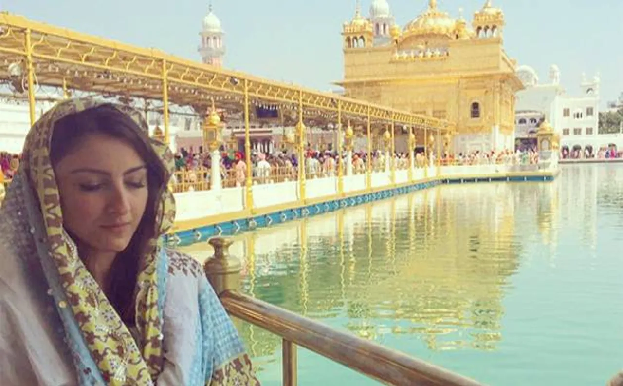 Soha Ali Khan visits Golden Temple, Ganpati pandal, attacks trolls raising questions on her faith