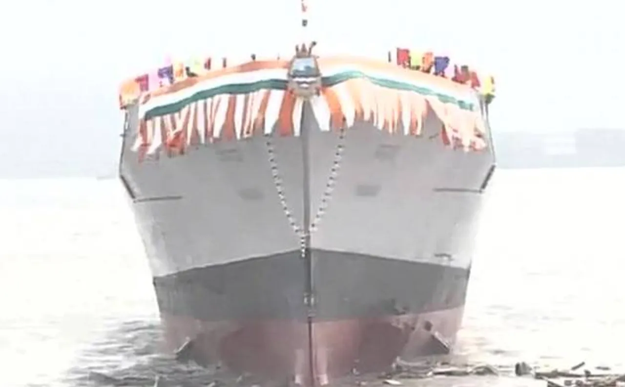 Watch video: India launches Navy's most advanced destroyer Mormugao
