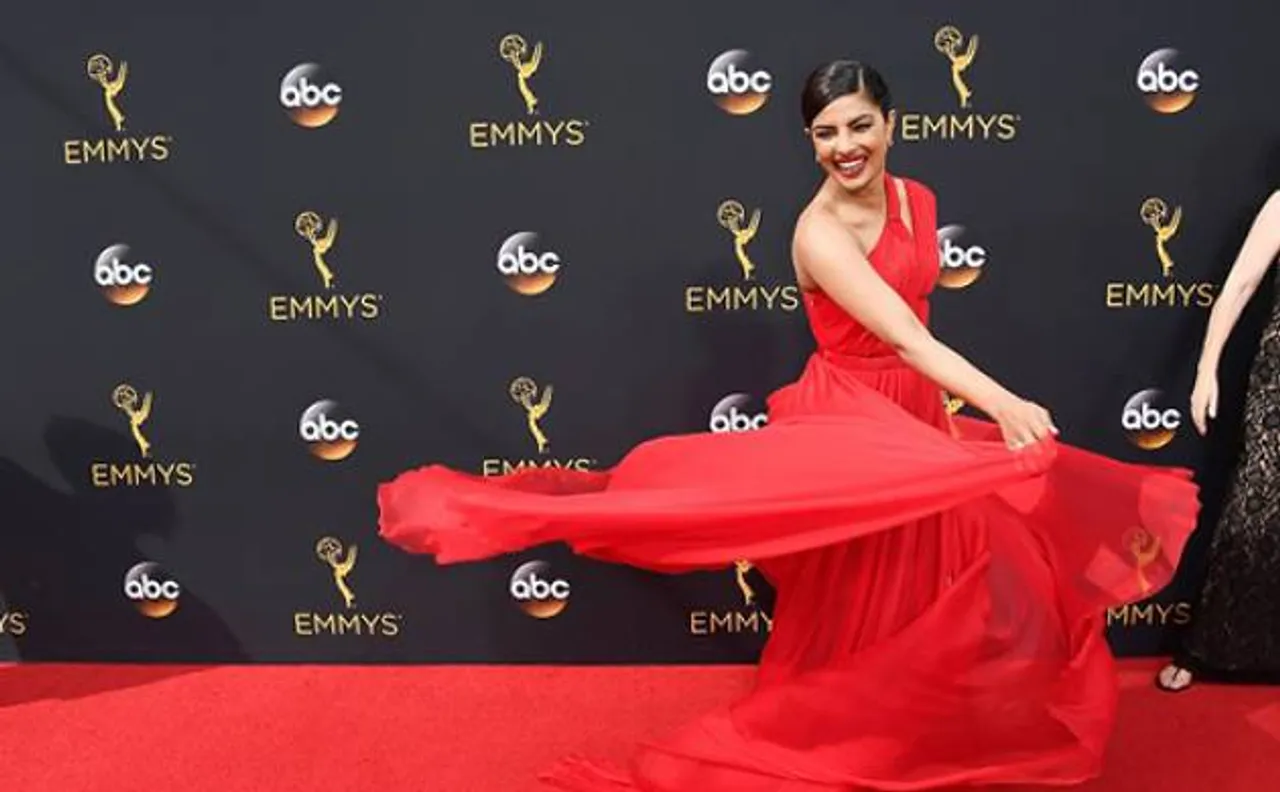  Desi Girl Priyanka Chopra looks stunning at 68th Emmy Awards