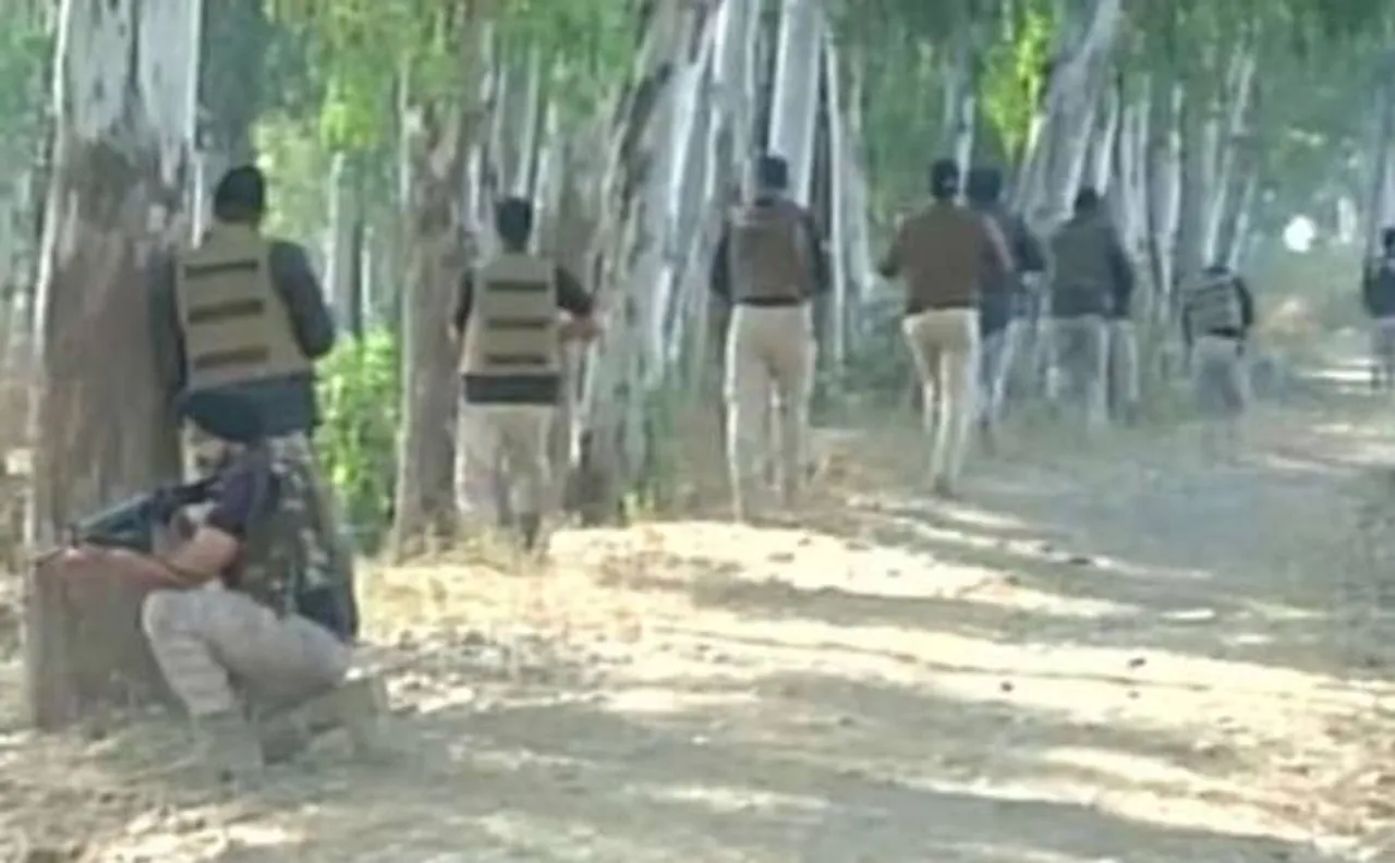 Search operation, flag march in villages near Indo-Pak border