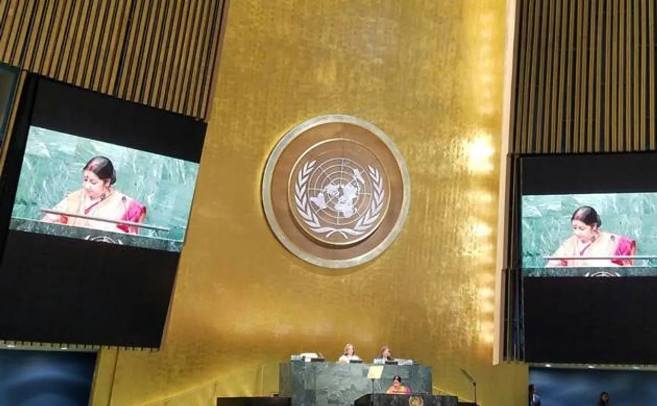 Sushma Swarajâ€™s point by point rebuttal to Pak PM Nawaz Sharif at UNGA
