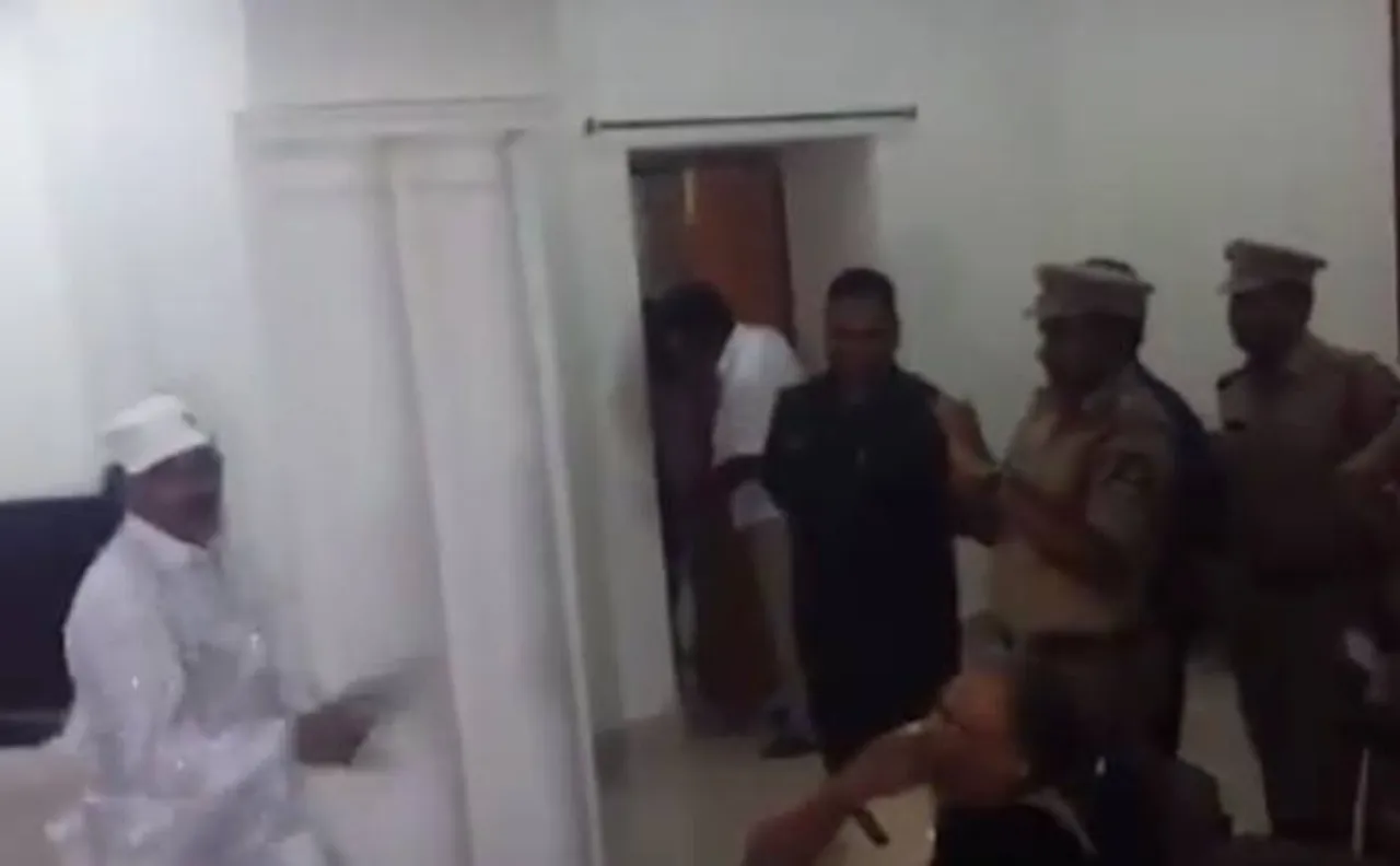 Watch: 'Disco baba', arrested in fraud case, dances before cops at police station in Hyderabad