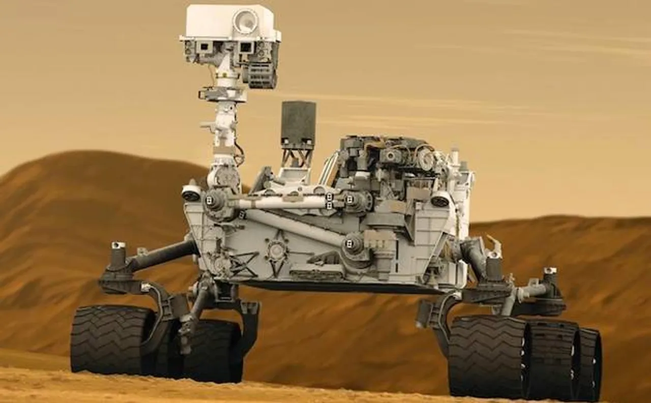 A robot that can travel Mars designed by engineering students in Mexico revealed and recognised by NASA  			