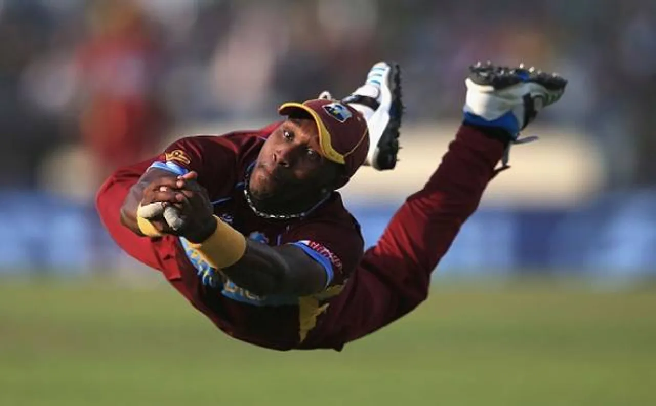 West Indian versatile all rounder Dwayne Bravo turns 'double three'