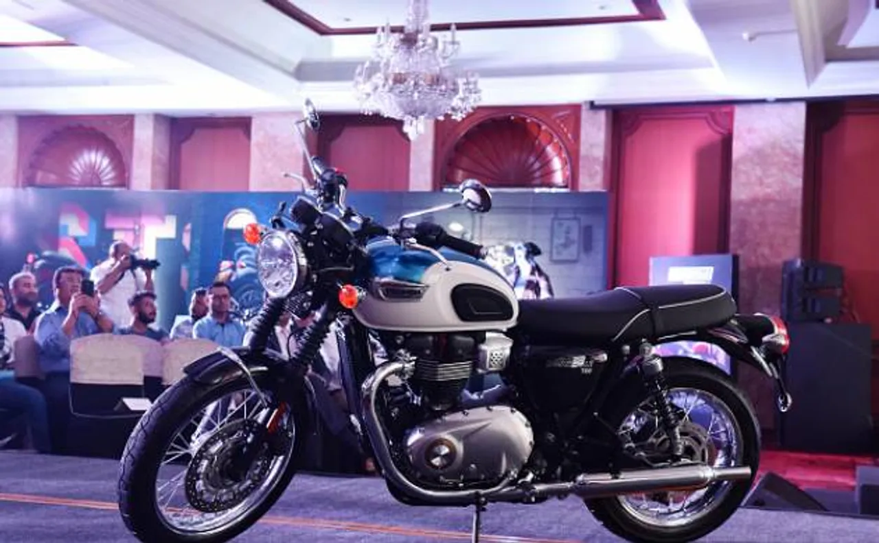 Triumph introduces all-new Bonneville T100 superbike in India; Priced Rs 7.78 lakh