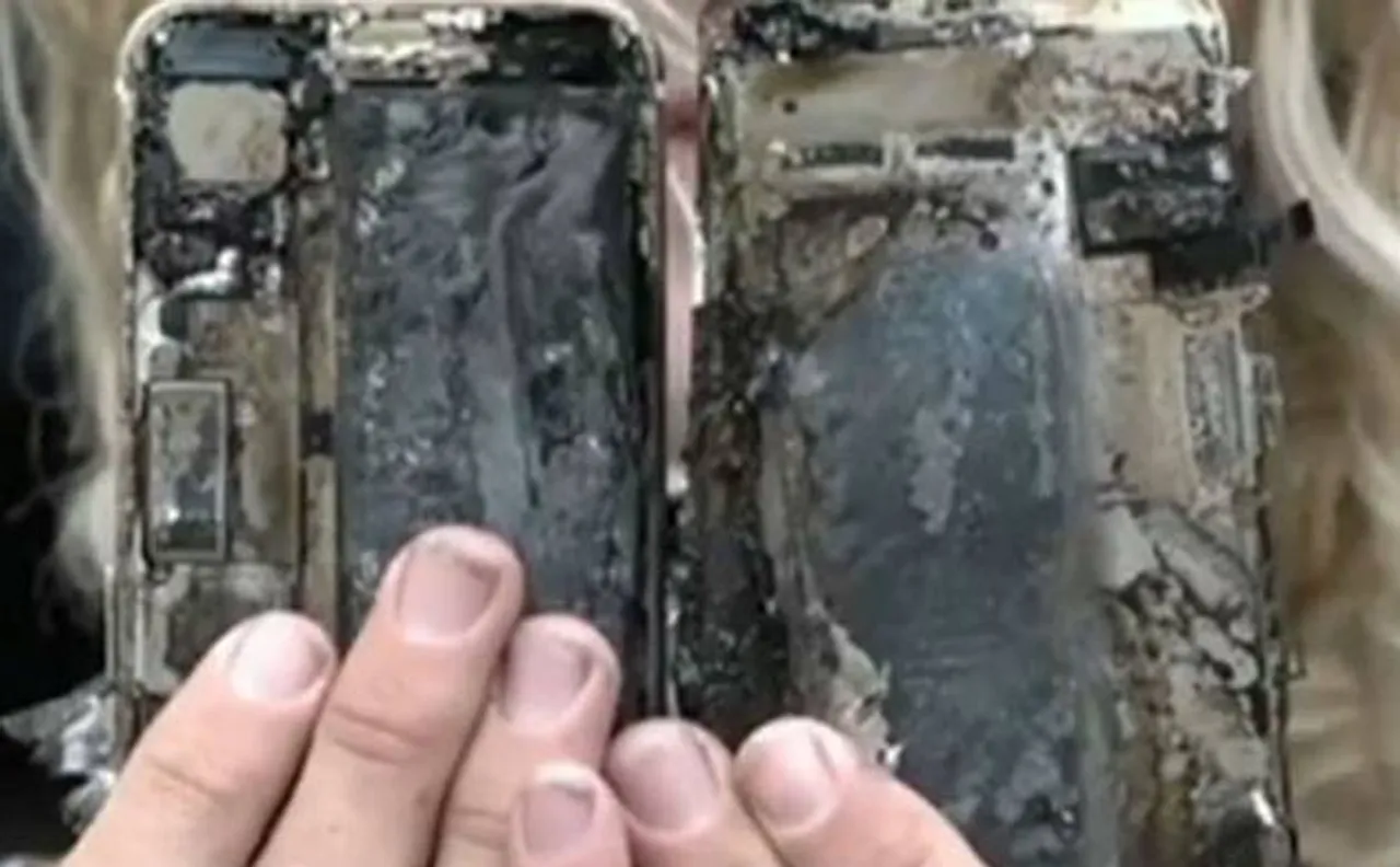 Watch video: Apple iPhone 7 bursts into flames inside a car, says report