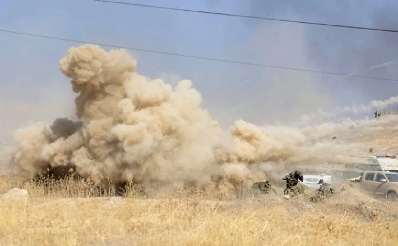 Suicide bombers attack Kurdish government buildings in Iraqâ€™s Kirkuk, kills 16 at a construction site 