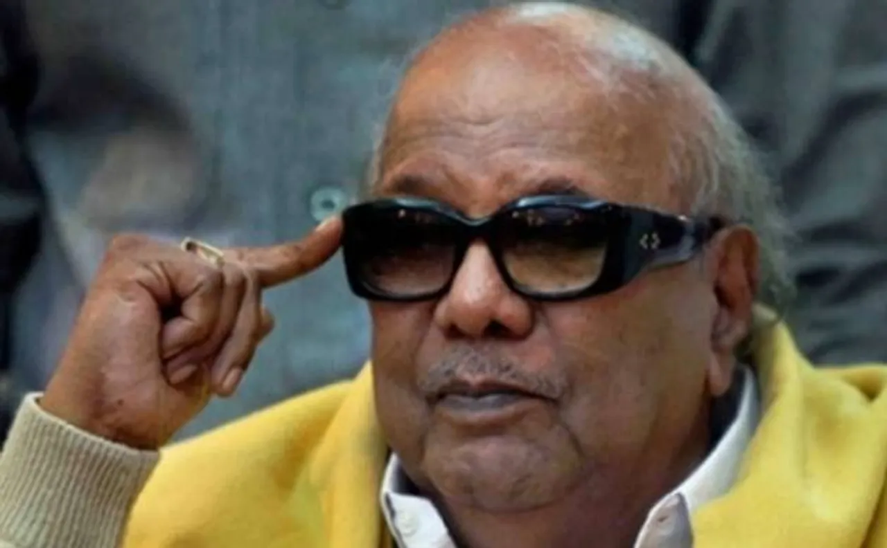 DMK supremo M Karunanidhi praises his son Stalin's devotion for party 