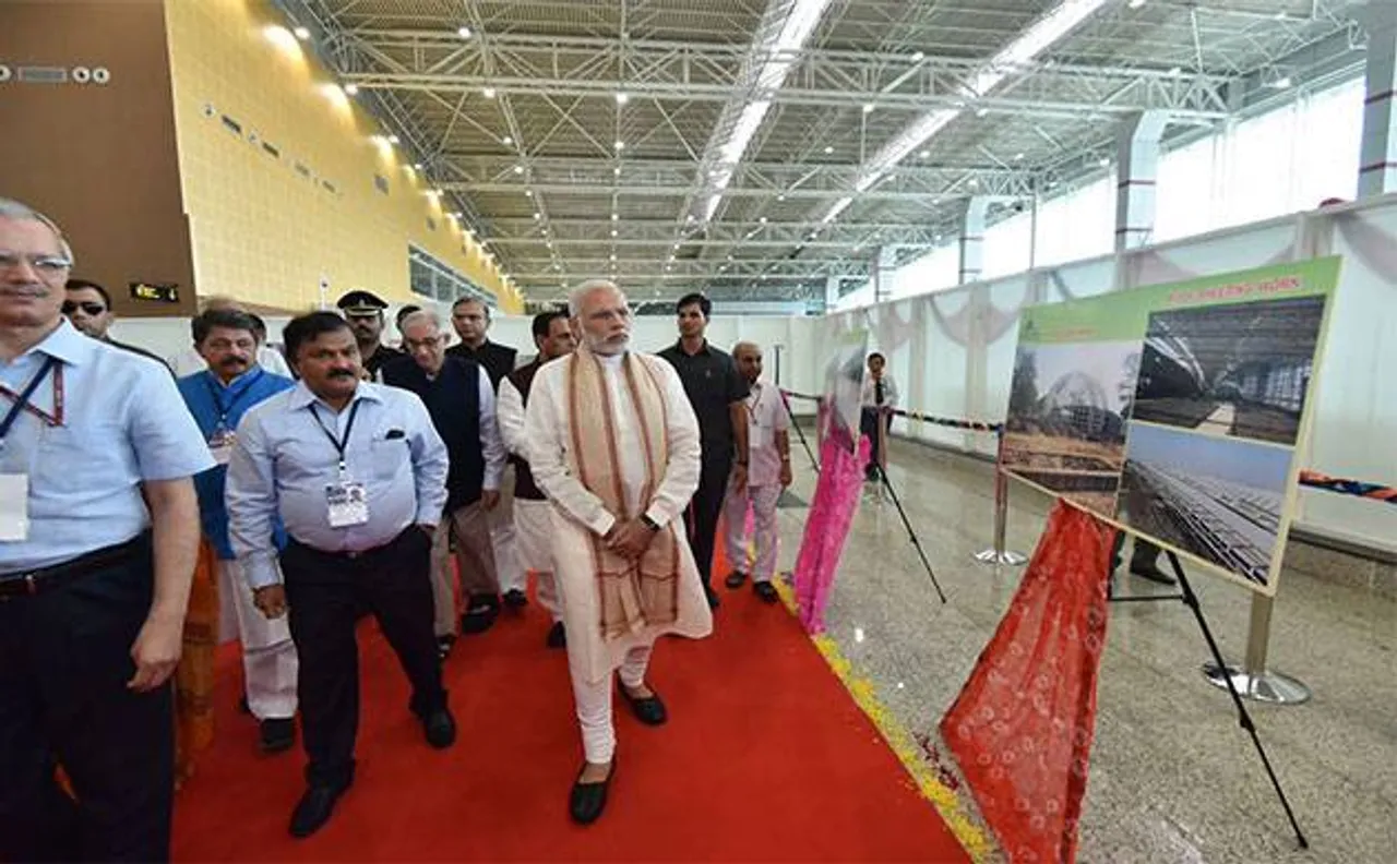 PM Modi inaugurates Harni airport terminal, announces country's first railway university in Vadodara