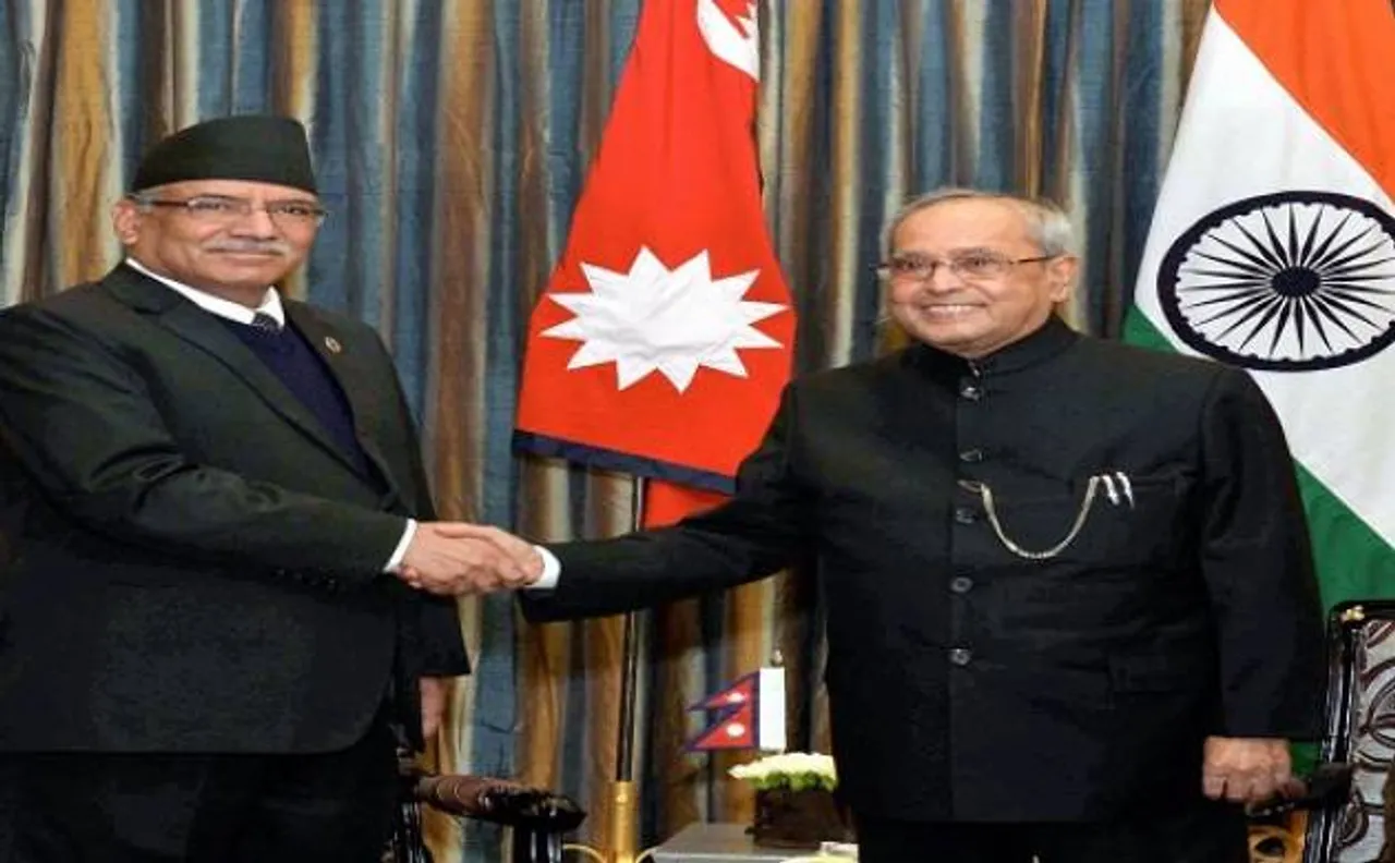 President meets Nepalese counterpart to boost Indo-Nepal ties