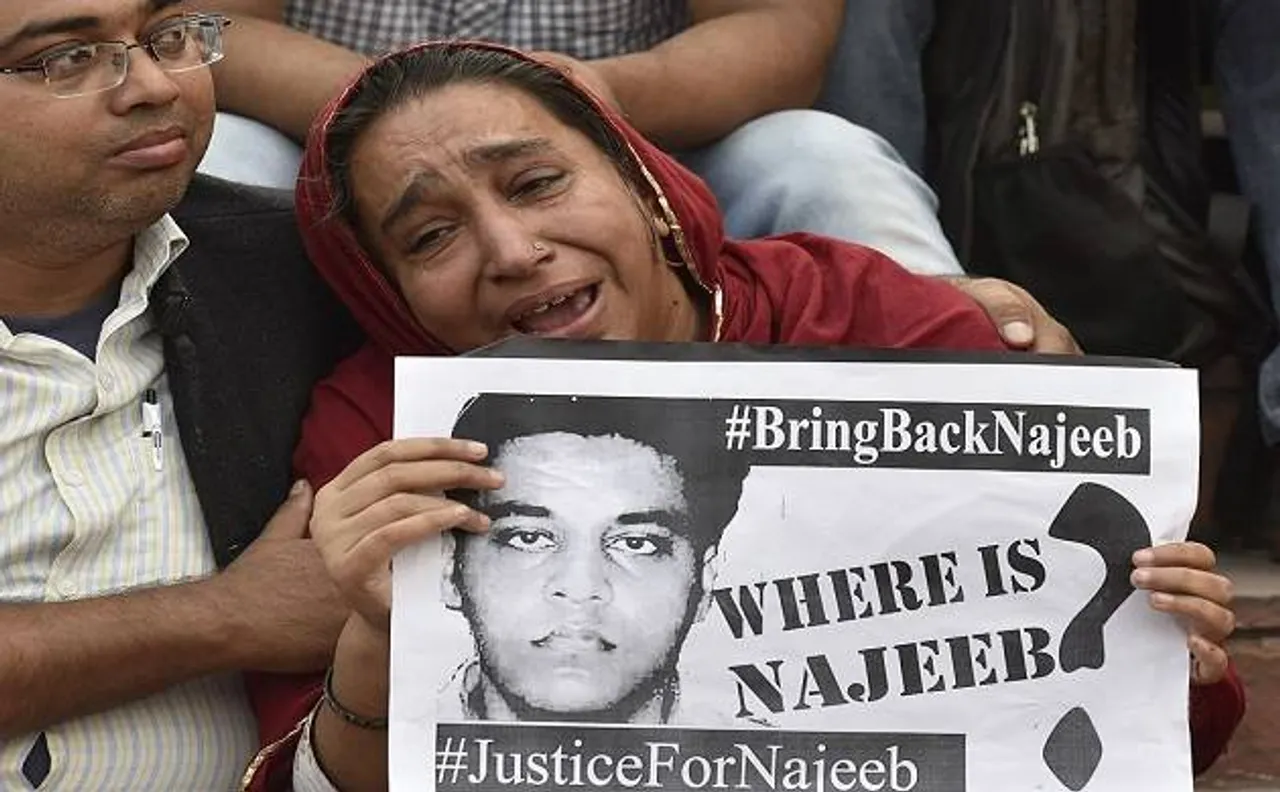 Missing JNU student Najeeb Ahmed's mother meets Rajnath Singh