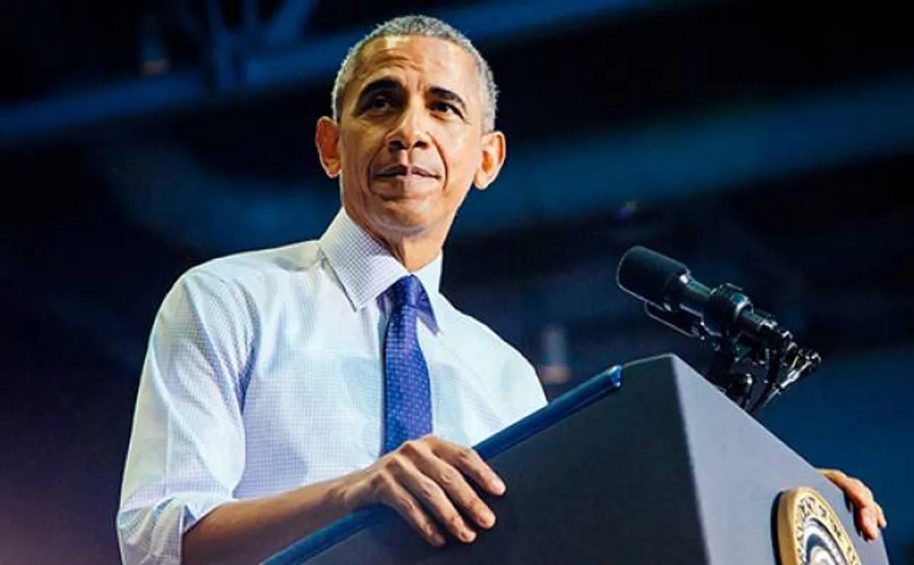 This is Americaâ€™s chance to reject coarse and mean Trump and elect first female president: Obama