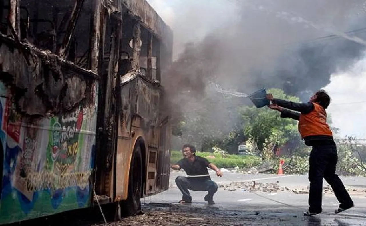 Five buses gutted in fire in Jammu, no casualty reported	