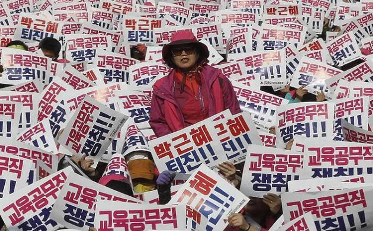 Mass rally in Seoul for Park's ouster; one of the biggest protests after democratisation of country