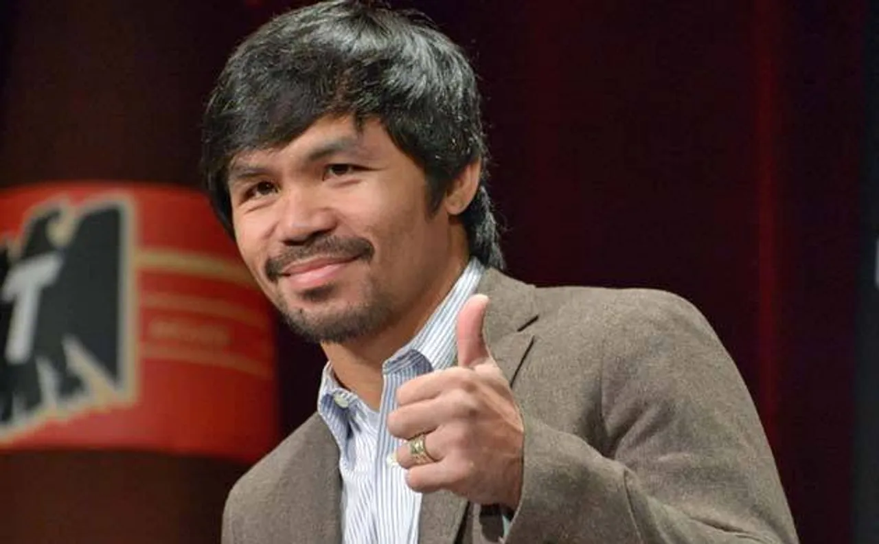 Manny Pacquiao fuels talk of  rematch with Floyd Mayweather