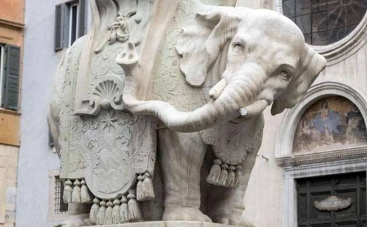 Rome in shock as Bernini elephant statue vandalised